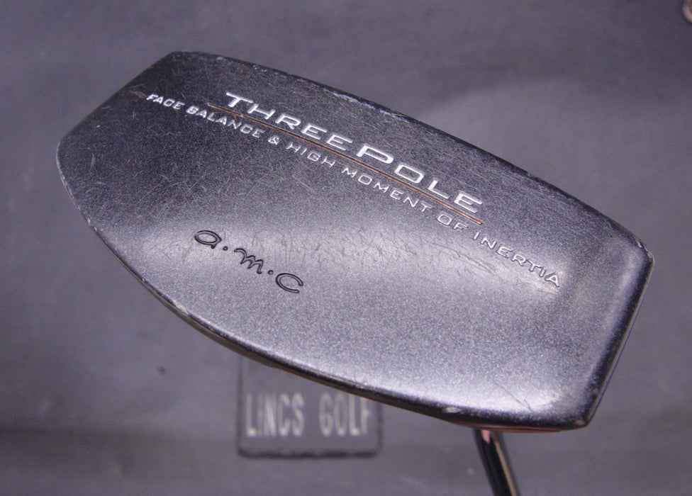 AMC Three Pole Putter Steel Shaft 86cm Length Golf Pride Grip