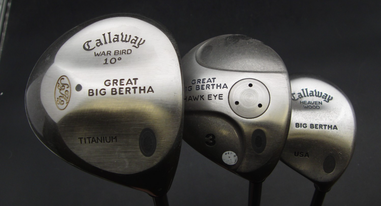 Set of Callaway X18 3-PW+ Callaway Driver + 3 Wood+ 7 Wood + Panam Putter*