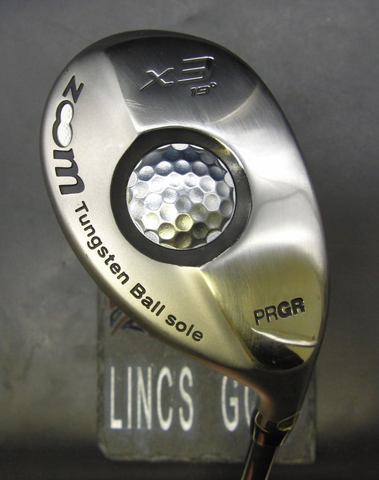 PRGR Zoom X3 19° Hybrid Senior Graphite Shaft Zoom Grip