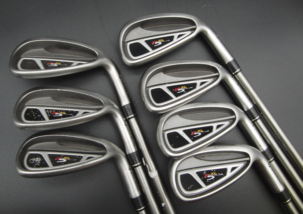 Set of 7 TaylorMade R5 XL Plus Irons 5-PW+AW Regular Graphite Shafts*