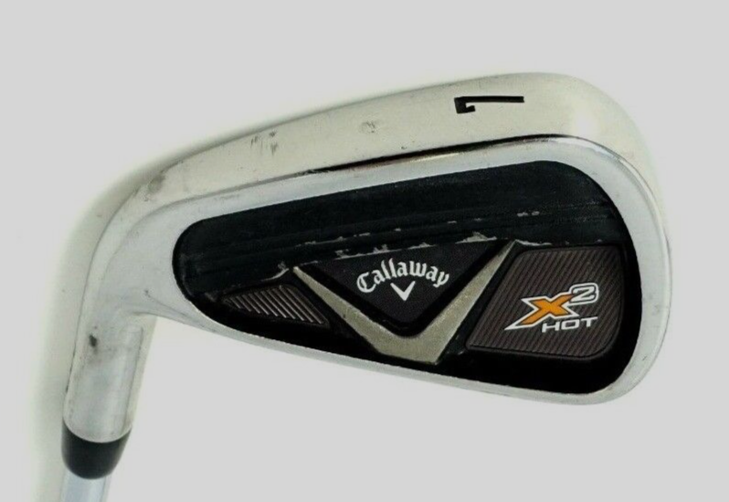 Left Handed Callaway X2 Hot Pro 7 Iron Project X 95 6.0 Rifle Stiff Shaft