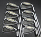 Set of 8x TaylorMade rac cgb Irons 4-PW+AW Stiff Steel Shafts TaylorMade Grips*