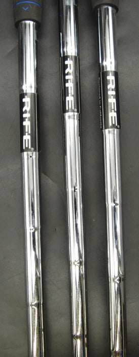 Set of 3 Rife SCS1 Wedges Regular Steel Shafts Champkey Grips