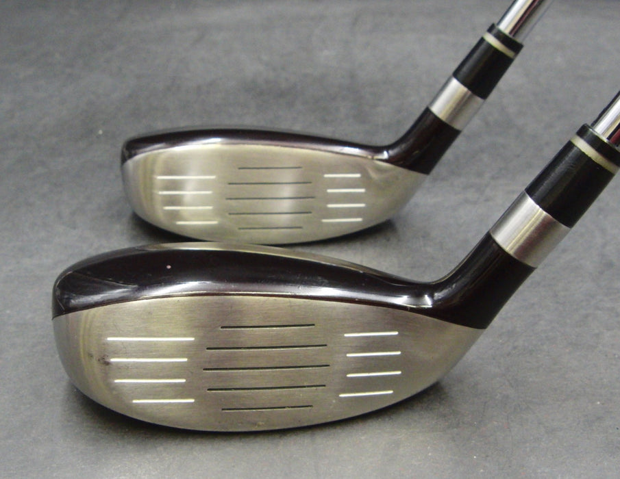 Set of 2 Genex 3D X Ironwood 17° 2 & 20° 3 Hybrids Regular Steel Shafts