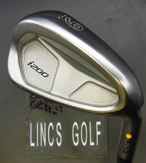 Ping i200 Yellow Dot 9 Iron Stiff Steel Shaft Golf Pride Grip