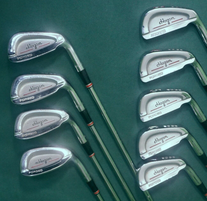 Set of 9 x Ben Hogan Edge Forged Irons 3-SW Regular Steel Shafts Chamois Grips
