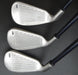 Set of 3 x Callaway Steelhead X-14 4 + 5 + 6 Irons Regular Graphite Shafts