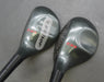 Set of 2 ENA Crane Japan 4+6 Woods Regular Graphite Shafts Mixed Grips & HC