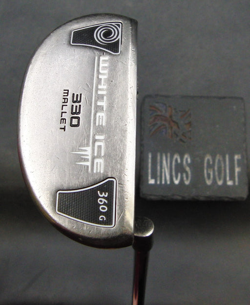 Odyssey White Ice 360g 330 Mallet Putter 87cm Playing Length Steel Shaft