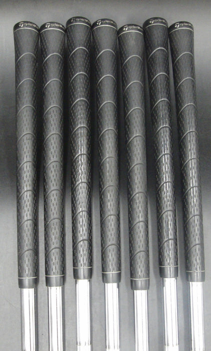 Set of 7x TaylorMade r7 XR Irons 5-PW+AW Stiff Steel Shafts TaylorMade Grips*