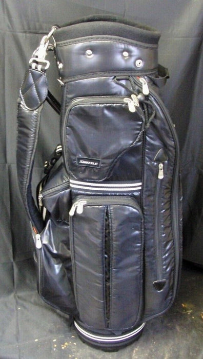 3 Division Maruman Shuttle Black White Tour Cart Trolley Golf Bag