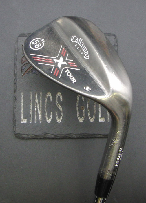 Callaway X Tour Forged 58° Sand Wedge Stiff Steel Shaft Callaway Pro Series Grip