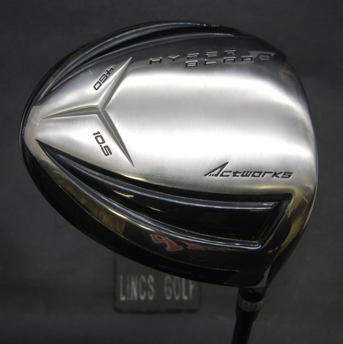 Actworks Hyper Blade 460 10.5° Driver Stiff Graphite Shaft Works Grip