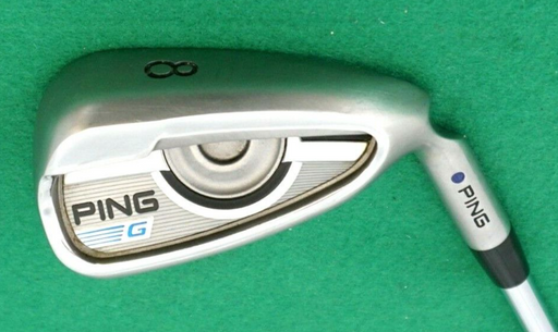 Ping G Series Blue Dot 8 Iron Seniors Steel Shaft Golf Pride Grip