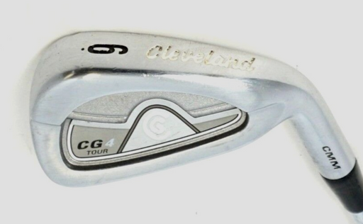 Cleveland CG4 Tour 6 Iron True Temper Stiff Steel Shaft Golf Pride Grip