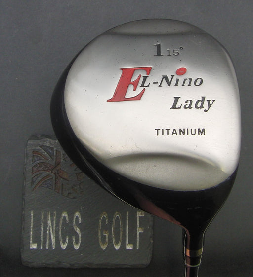 Ladies EL-Nino Lady Titanium 15° Driver Ladies Graphite Shaft Professional Grip