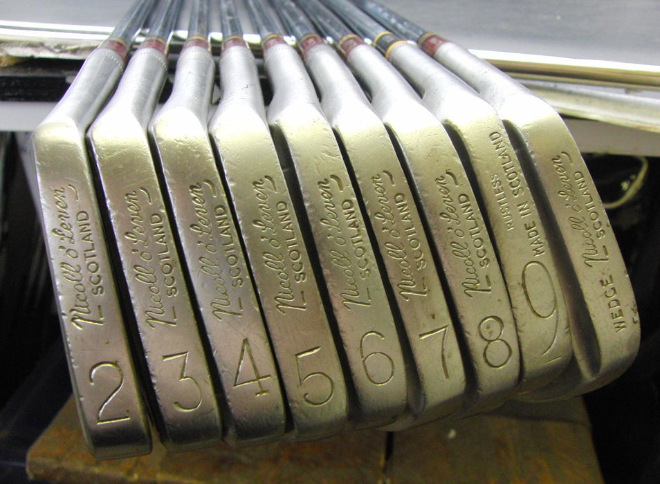Vintage Set of 9x Left-Handed Henry Cotton Aristocrat 2-PW Irons