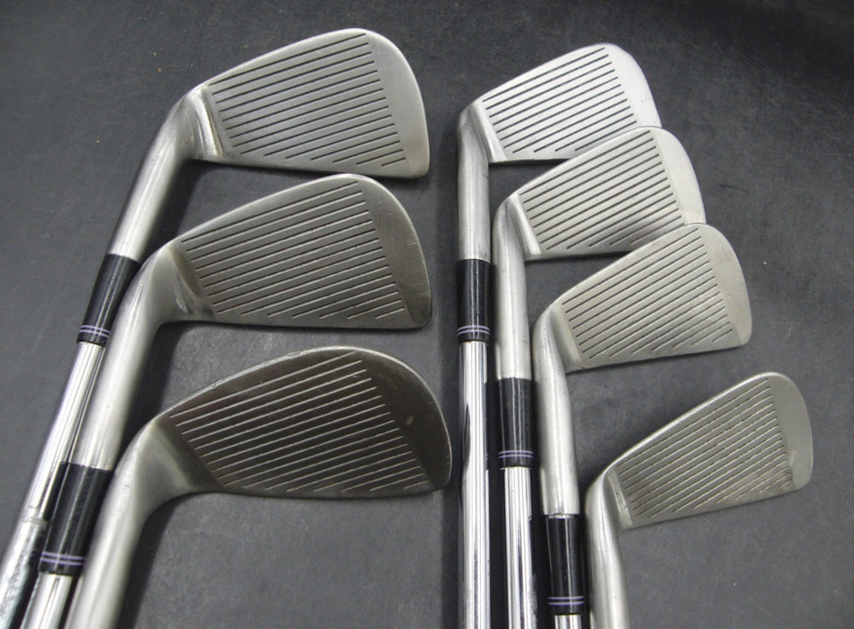 Set of 7 x Bronty Silver Fox Irons 5-SW Regular Steel Shafts Avon Grips