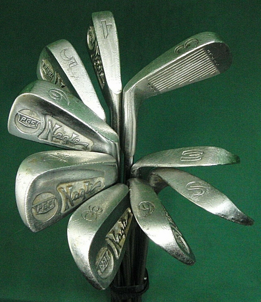 Set of 9 x PGF Nagle Open Championship 1960 Irons 3-SW Regular Steel Shafts