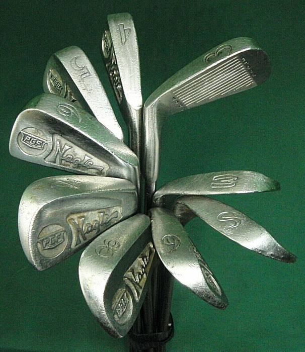 Set of 9 x PGF Nagle Open Championship 1960 Irons 3-SW Regular Steel Shafts