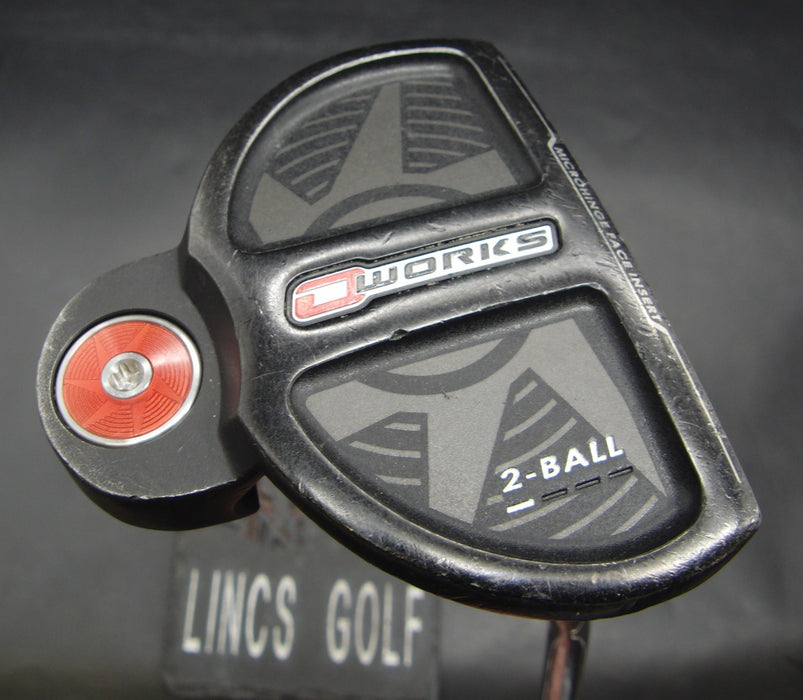 Odyssey O Works 2-Ball Putter 86cm Length Steel Shaft PSYKO Grip*