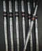 Set of 7 x TaylorMade Burner Japanese Model Irons 5-PW+AW Stiff Steel Shafts*