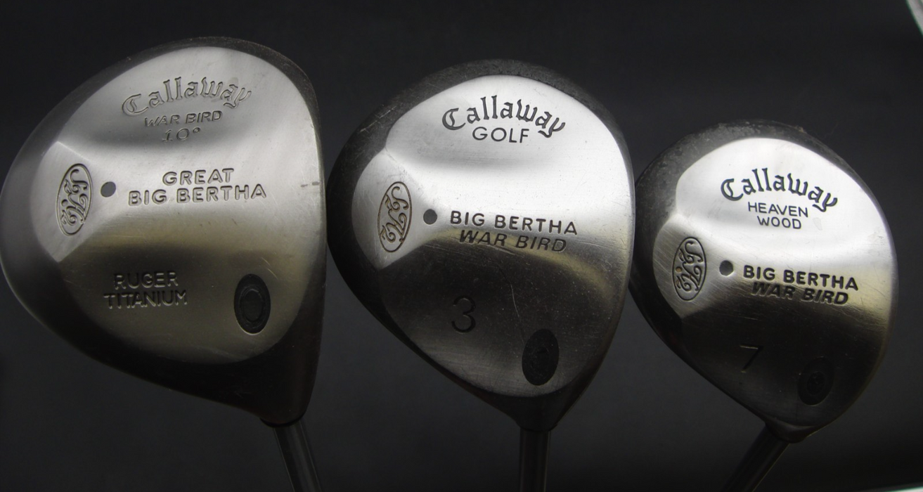 Set Of Callaway SteelHead X-14 +Callaway 3+7 Wood+ ProModel Putter*