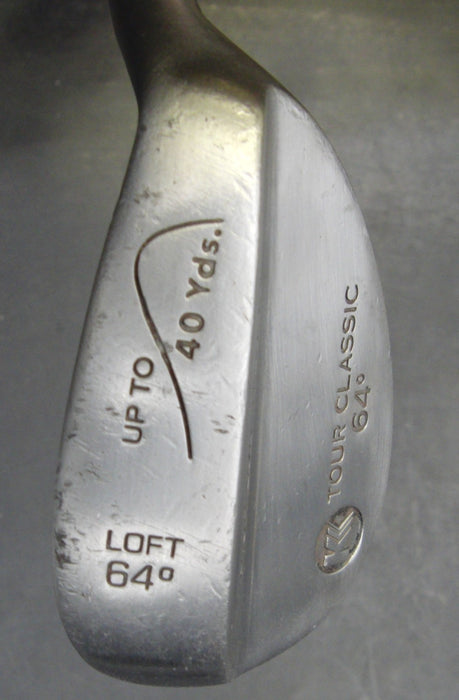 Tour Classic 64° Lob Wedge Stiff Steel Shaft Black Grip
