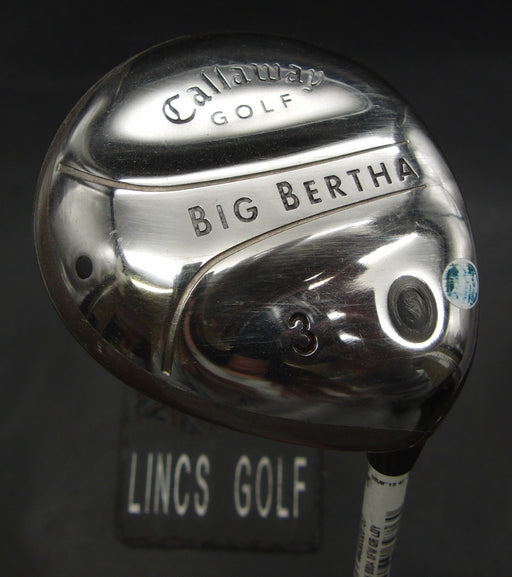 Ladies Callaway Big Bertha 3 Wood Ladies Flex  Graphite Shaft Callaway Grip