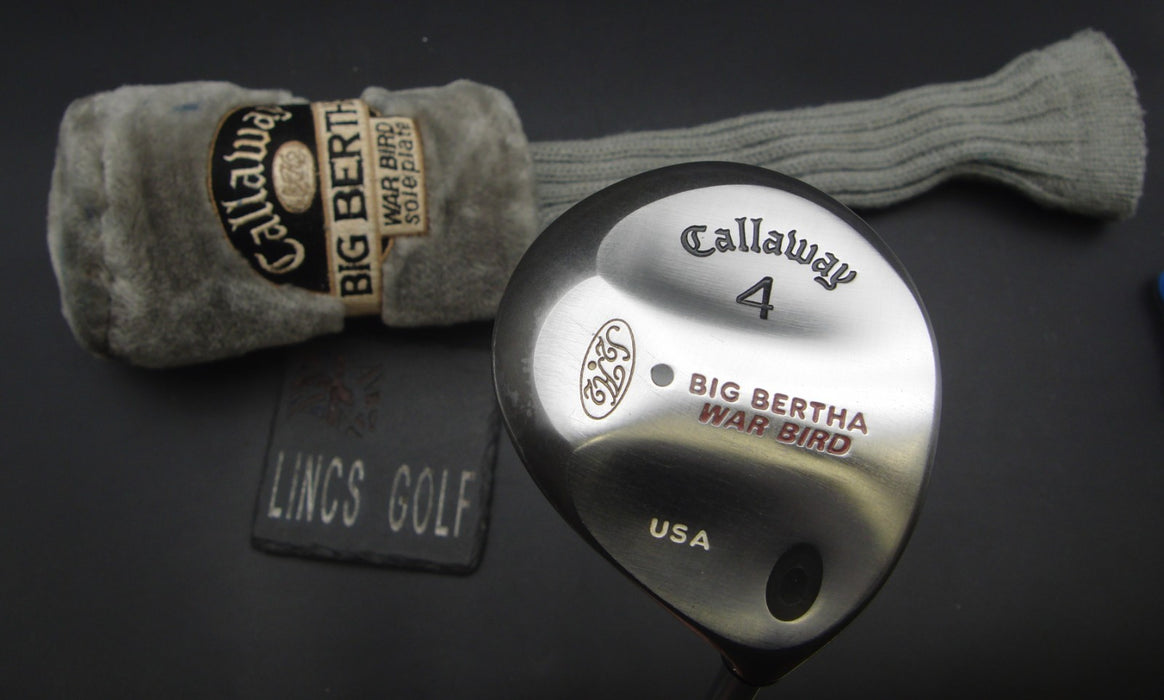 Callaway Big Bertha Warbird 4 Wood Regular Graphite Shaft Pride Grip + HC