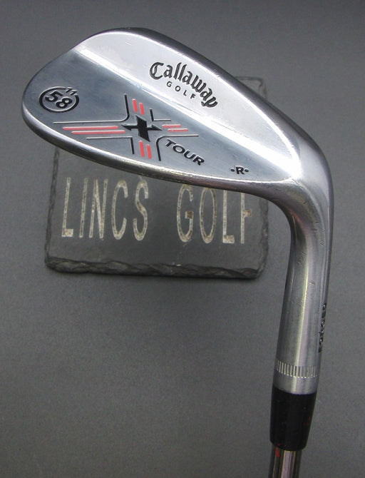 Callaway X Tour 58° Sand Wedge Stiff Steel Shaft Callaway Grip
