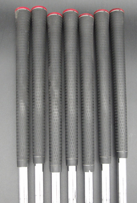 Set of 7x TaylorMade R9 SuperMax Irons 5-SW Stiff Steel Shafts With Grips*