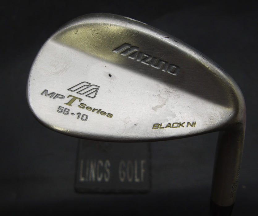 Mizuno MP T Series Black NI 56° Sand Wedge Regular Steel Shaft Sharpro Grip