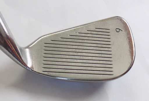 Left Handed Polished Ping Eye2+ Orange Dot 6 Iron KT-M Stiff Steel Shaft