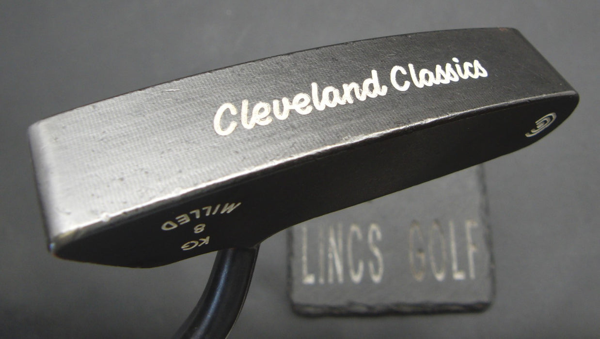 Cleveland Classics KG 8 Milled Putter Steel Shaft 88cm Length Black Grip