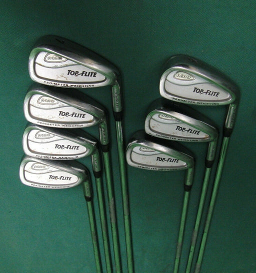 Set Of 7 x Top Flite NENO 4-PW Irons Regular Coated Steel Shaft Top Flite Grip