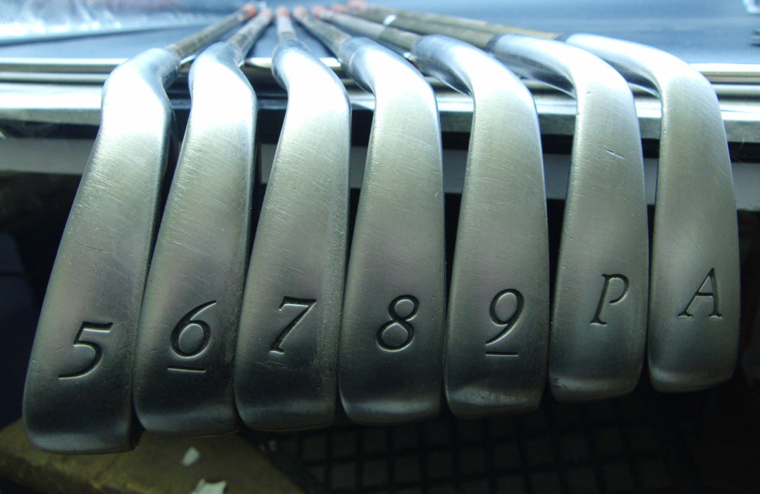 Set of 7x Tsuruya Golden Prix Irons 5-PW+AW Regular Graphite Shafts G/P Grips*