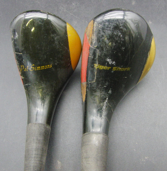 Set of 2 Tiger Shark 3-Wood + 5-Wood Regular Graphite Shafts Tiger Shark Grips