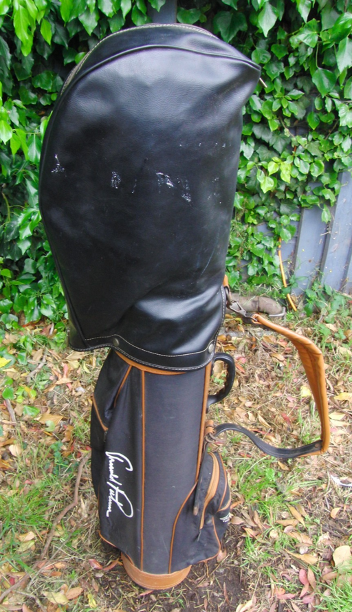 Vintage 4 Division Arnold Palmer Golf Cart Carry Trolley Golf Clubs Bag*