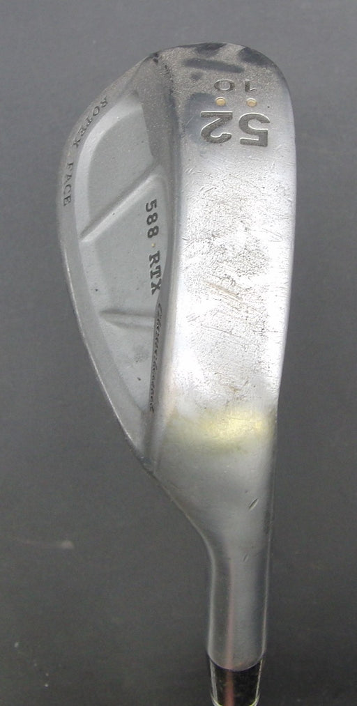 Cleveland 588.RTX Rotex Face 52° Gap Wedge Stiff Steel Shaft Cleveland Grip
