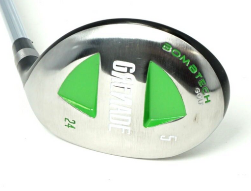 BombTech Grenade 24 Degree 5 Hybrid Regular Steel Shaft BombTech Grip