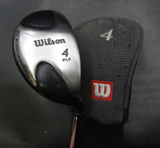 Wilson FatShaft 21° 4 Hybrid Regular Steel Shaft Wilson Grip & Wilson Head Cover