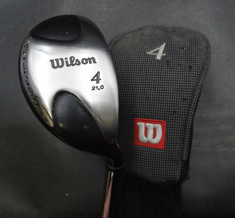 Wilson FatShaft 21° 4 Hybrid Regular Steel Shaft Wilson Grip & Wilson Head Cover