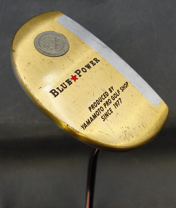Blue Power Yamamoto Pro Since 1977 Putter 98cm Steel Shaft Dual Density Grip