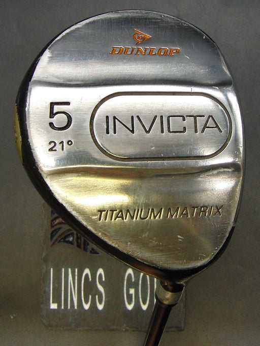 Dunlop Invicta 21° 5 Wood Regular Graphite Shaft Unbranded Grip