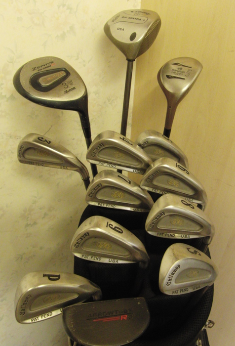 Set of Callaway S2H2 Irons 3-SW+ Callaway 11 Driver + 3 + 5 Wood + Putter