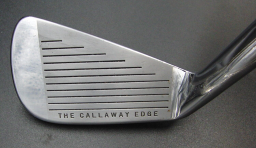 SUPER RARE Callaway Edge Blade 2 Iron Stiff Steel Shaft Genuine Leather Grip