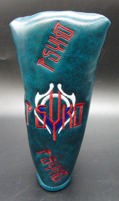Luxury PSYKO GOLF Embroidered Genuine Leather Putter Head Cover