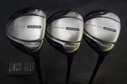 Set of 3 Bridgestone Beam 3+5&7 Woods Regular Graphite Shafts Chaucer Grips*