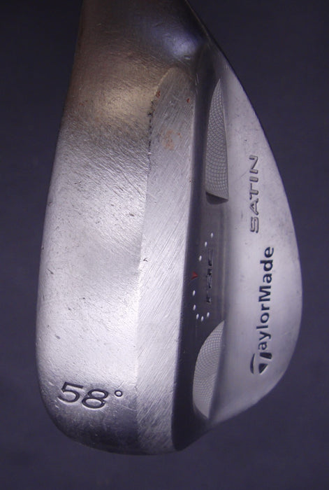 TaylorMade rac Satin 58° Sand Wedge Stiff Steel Shaft No 1 Grip